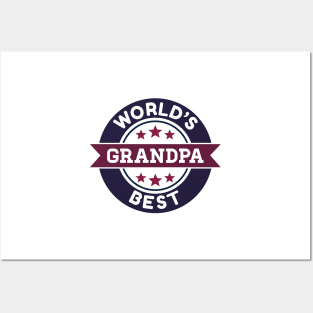 World's Best Grandpa Posters and Art